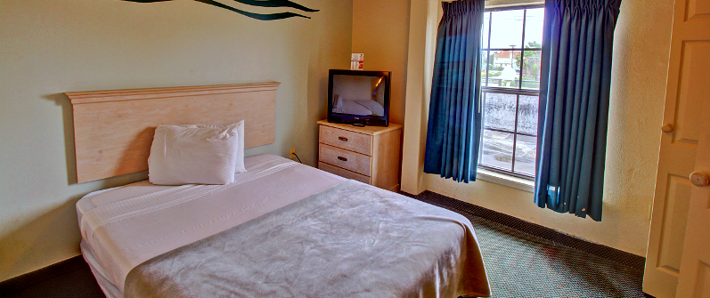 Bedroom in 2-br suite at the Inn at South Padre